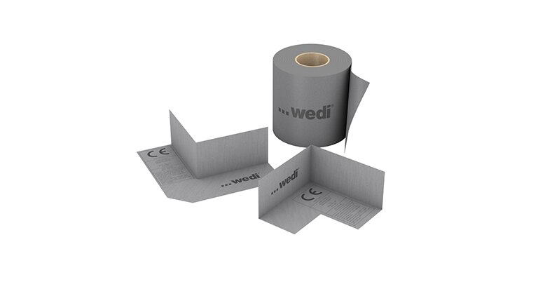 Dichtband, Rollen, Wedi